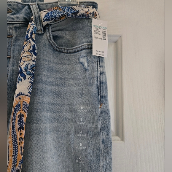 M jeans by Maurices slim straight ankle mid rise jeans - Picture 5 of 8